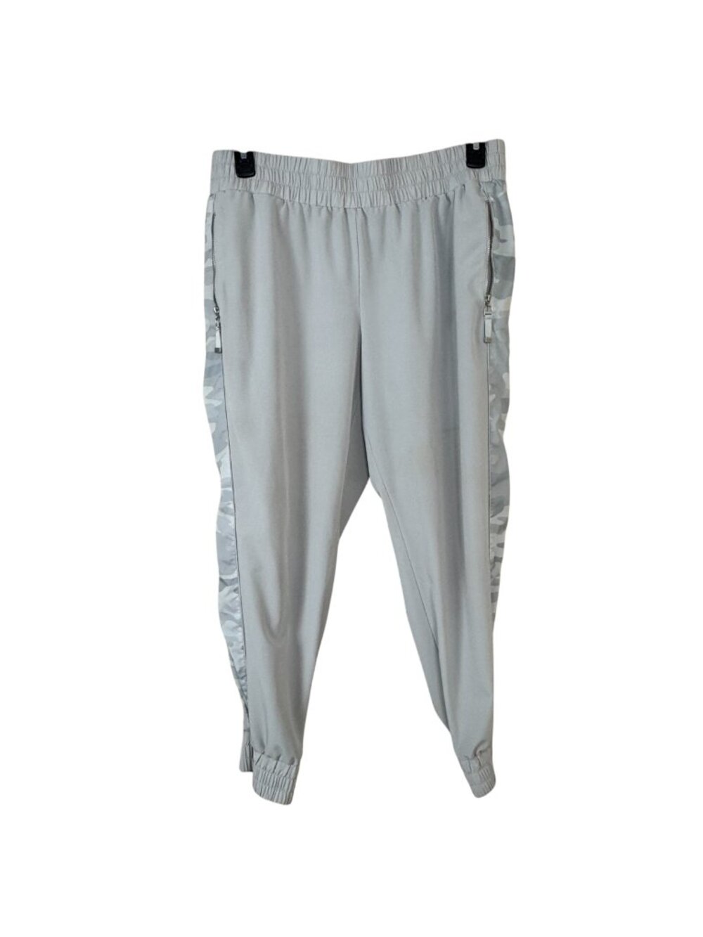 Chico's Zenergy Grey Camo Print Jogger Pants Size 2.5P (US 14P) Fun Athleisure